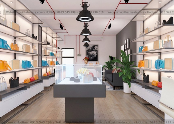 Thiết kế shop túi xách chị Tú Nhi, Quận 3